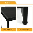 thumbnail image 3 of Oumilen Adult Modern Nightstand Narrow Side Table End Table, Black, 3 of 5