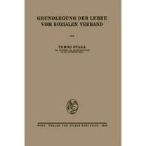 Grundlegung Der Lehre Vom Sozialen Verband, (Paperback)