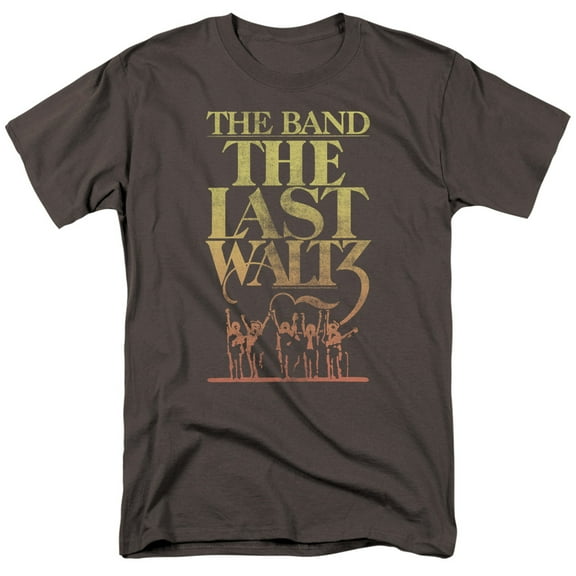 The Band The Last Waltz Adult 18/1 T-Shirt Charcoal