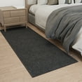 thumbnail image 5 of Ottomanson Hallway Runner Rug 2' x 5' Non-Slip Stain-Resistant Custom Size Carpet for Kitchen, Black, 5 of 13