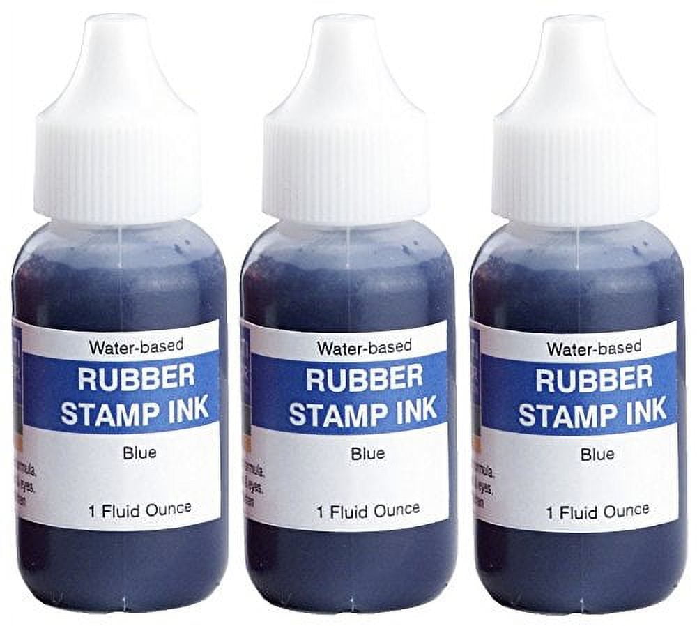 Infusion 8" x 12" Extra Large Industrial Stamp Ink Pad, Your Go to Large Stamp Ink Pad for Bright Color, Even Coverage and Durability, Blue Stamp Pad