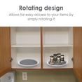 thumbnail image 4 of Gadgetime Usa - Juego De 2 Platos Giratorios Lazy Susan De 10.0 In, Antideslizante, Giratorio Para Especias, Organizador Giratorio Para Gabinete De Cocina, Despensa, Nevera, Baño, Tocador, Encimera, 4 of 5