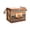 Brown, variant on 15x12x9 Inch Clear Book Storage Bag with Reinforced Handles,Heavy Duty Plastic Comic Book Organizer & DVD Storage Bin,Collapsible Media Tote with Zipper Lid for Books, Journals and Albums