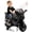 Black, variant on Trilenars 6V Motorcycle, Electric Ride On Car Toy with Training Wheels, Working Headlight, Horn & Music, Battery PoweRed Ride On Motorcycle Toy for Ages 3-6,White
