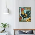 thumbnail image 4 of Nawypu Country Rooster Wall Art Farm Chicken Hen Sunflower Canvas Prints Painting Farmhouse Rustic Animals Pictures Framed Artwork Home Decor for Kitchen Dining Living Room Bedroom Bathroom, 4 of 5