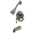 thumbnail image 1 of Kingston Brass KB538AL Tub & Shower Faucet, Brushed Nickel, 1 of 2