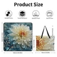 thumbnail image 2 of Dahlia Flower Picnic Blanket Waterproof Outdoor Beach Blanket Hand-held Pad Suitable for Travel, Camping, Beach, Family Gatherings, 2 of 7