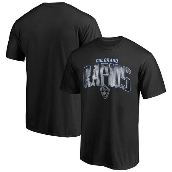 Men's Black Colorado Rapids Arch Smoke T-Shirt