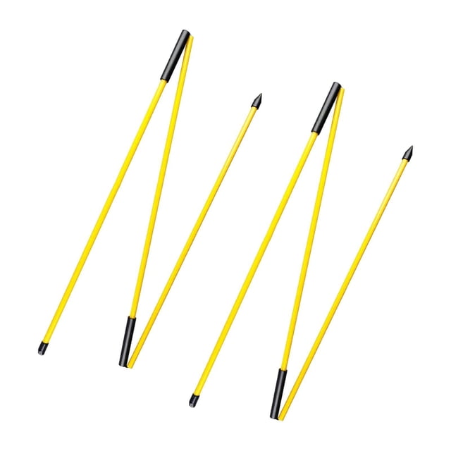 fastboy 2x Golf Alignment Sticks Portable for Putting Golf Practice Swing Yellow Full Swing Yellow 122cm