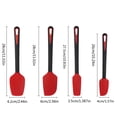 thumbnail image 3 of Oleegame 2PC Tin Foil Roll Red Kitchen Daily Necessities New Four Piece Set Multifunctional Silicone Spatula Scraper Butter Red, 3 of 9
