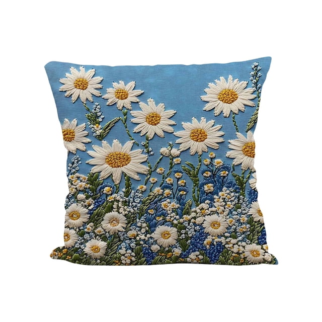 Housses de Coussin de Noël Tridimensionnelles Festival Lin Chambre Canapé