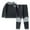 Black, variant on Esaierr Kids 2PCS Thermal Underwear Set Toddler Girls Boys Winter Warm Long Pants   Long Underwear Comfort Set for 2-14Y