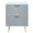 Gray, variant on Synthetic Wood Nightstand / Organize Bedside / 2 Drawers with Inner Dimensions
