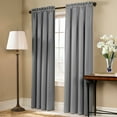 thumbnail image 3 of Blackstone 54" X 63" Window Curtain Panel Chocolate, 3 of 4