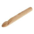 thumbnail image 2 of Solid Wooden Crochet Hook Sewing DIY Handmade Crafting Tool - 30mm, 2 of 7