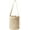 Beige, variant on LinYooLi Round Bucket Bag Knitting Straw Bag