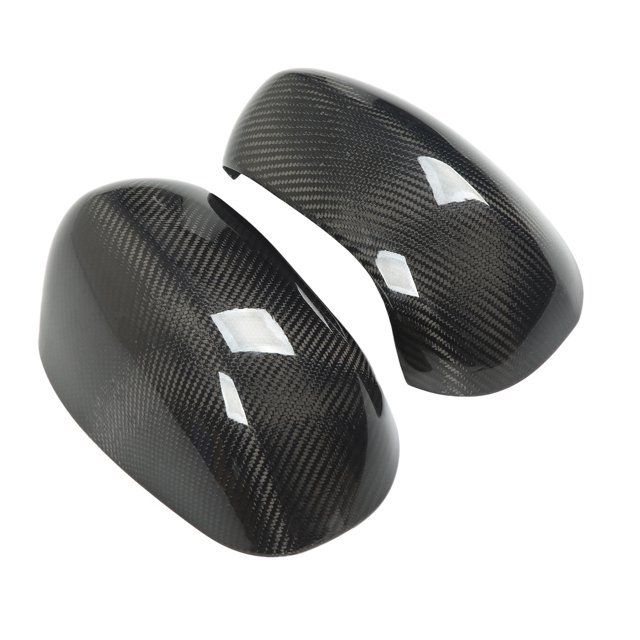 Cubierta De Espejo Retrovisor, Cubierta De Espejo Retrovisor De Puerta De Alta Resistencia, Fibra De Carbono Antiarañazos Para Coche ANGGREK Door Side Mirror Cover Cap