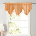 thumbnail image 3 of Visland Waterfall Valance for Living Room, Kitchen Window Valances Rod Pocket Elegant Curtain Valances for Bedroom, Nurseries, Window Short Curtains for Baby Bathroom, 1 Panel, 3 of 3