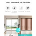 thumbnail image 4 of Window Privacy Film, Maroon Ombre UV Sun Blocking Window Tint Film Heat Control One Way Blackout Window Film, Modern Abstract Gradient Color Art Non Adhesive Static Cling Window Sticker 23.6x59 In, 4 of 7