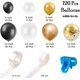 thumbnail image 2 of Balloon Arch & Garland Kit, 120Pcs Black, White, Gold Confetti and Metal Latex Balloons with 1pcs Tying Tool, Balloon Strip Tape, 2 of 3