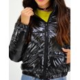 thumbnail image 4 of Chamarra acolchada efecto piel Roman Fashion /Juvenil, 7023 (Negro) negro CH Roman Fashion CH-BOM-7023-NEGRO, 4 of 6