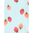 thumbnail image 2 of Traje de baño Simple Joys de Carter's Girls Blue Strawberries 3T, 2 of 4