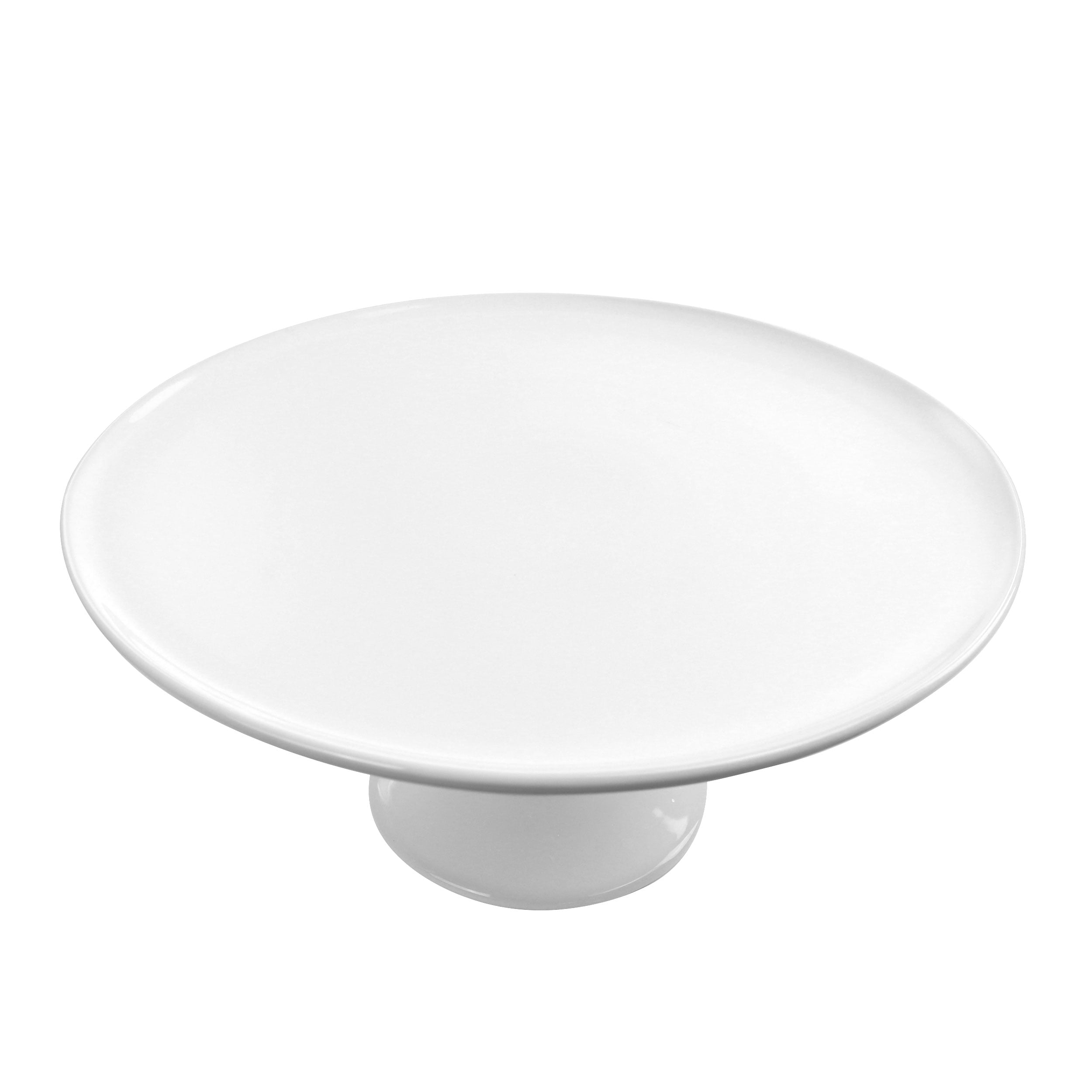 Martha Stewart Fine Ceramic Cake Stand, 12", White