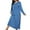 Blue, variant on Oksale Cute Love Hearts Graphic Sleep Dress for Women Plus Size Long Sleeve Nightgowns Casual Crew Neck Night Dress for Home Ultra Soft Loose Fit Maxi Loungewear 2025 Light Blue S