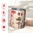 thumbnail image 5 of 12oz Coffee Tumblers Red Mushroom Insect Light Pattern Stainless Steel Vacuum Insulated Travel Tumbler Coffee Cups Mug with Lid and Straw with Cleaning Brush for Cold & Hot Drinks, 5 of 5