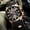 Rose Gold Black, variant on Men's Watch Fashion Tonneau Wrist Watches (Chronograph/Waterproof/Luminous/Calendar) Silicon Strap Quartz Watch for Men
