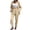 Beige, variant on HBFAGFB Pantsuit for Women Fashion and Casual Long Sleeved Jackets Straight Leg Trousers Red Size M