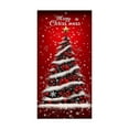 thumbnail image 2 of Hometravel Christmas Gingerbread House Door Cover, Holiday Door Curtain for Wall Decor, 35.4x70.8 Inch Festival Party Background, Seasonal Entrance Display Banner, 2 of 6