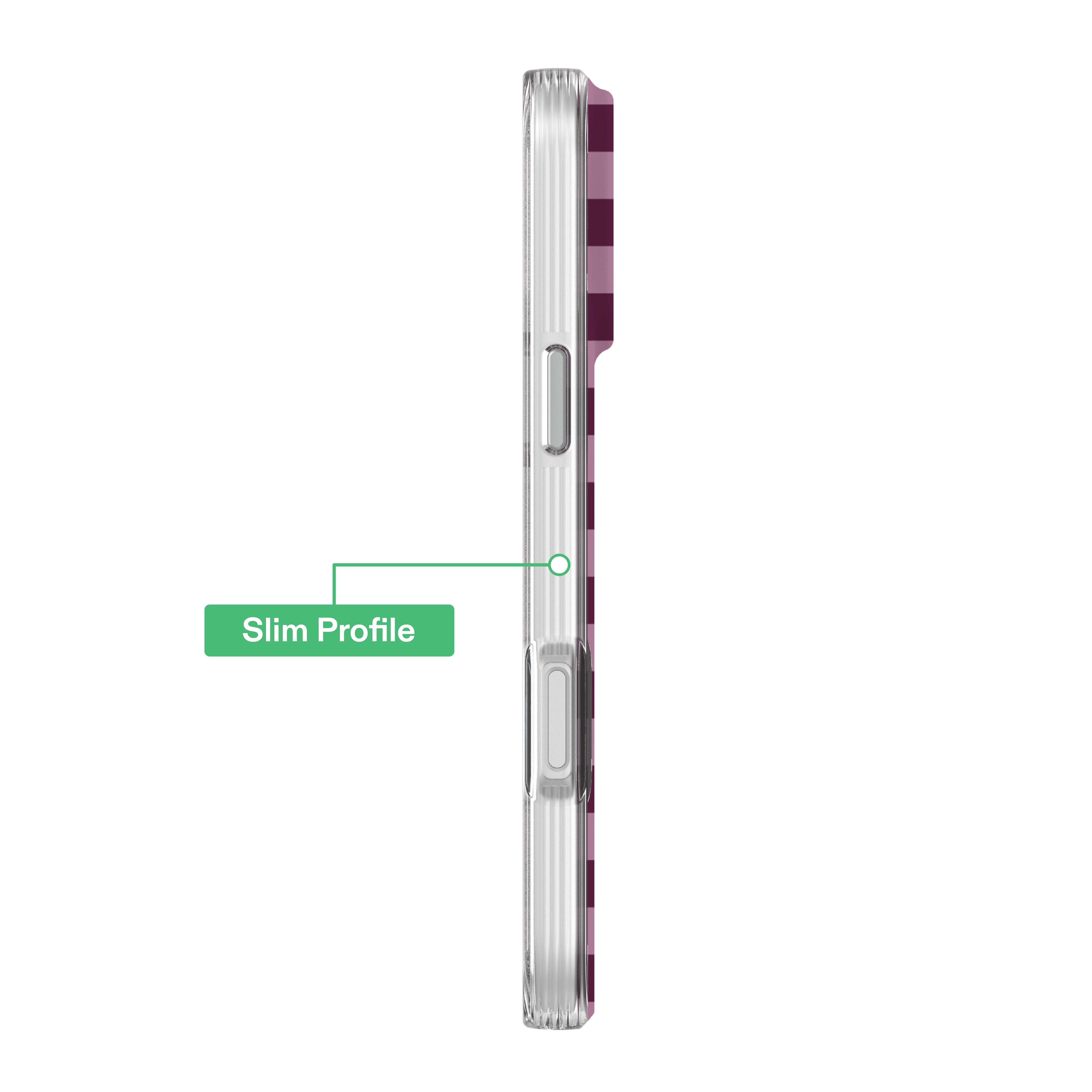 onn Phone Case for iPhone 18 Pro / 17 Pro, MagSafe Compatible - Purple Stripe