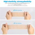 thumbnail image 3 of Pack 8 Pack 1" x 5 yds Self-Adhesive Bandage Pack Breathable Adhesive Bandage Wrap Rolls Sports Elastic Self-Adhesive Wrap Tapes (Beige), 3 of 5