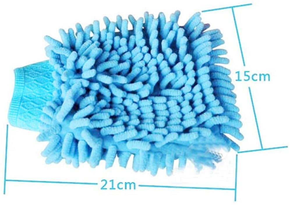 Microfiber Soft Mitt Car Beauty Tool Wash Mitten Washing Glove Cleaning Brush CA 