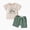 Green, variant on Kaprioy Toddler Baby Boy Clothes Toddler Summer Outfit Short Sleeve Tractor Letter A LITTLE DIRT NEVER HURT Print T-Shirt Tee Tops Shorts 6 12 18 24 Months 2T 3T Clothing Set Baby Boys' Shorts Sets