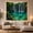 Clear Waterfalls, variant on Cascading Waterfalls Into Crystal Pool Landscape With Emerald Forest, Serene Watercolor for Nature Lovers, Forest Wall Art, Housewarming Gift Tapestry Wall Hanging for Bedroom and Living Room