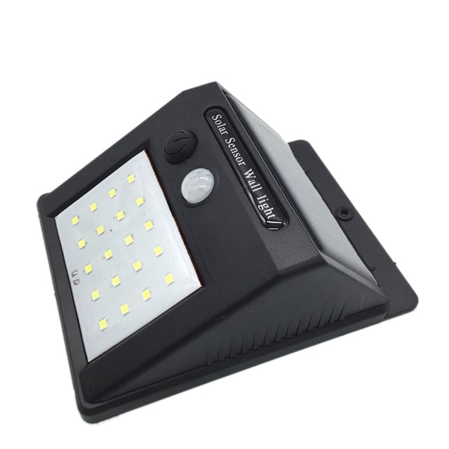 Naiovety Luz exterior LED impermeable Sensor de movimiento Solar Powered Path Garden Wall Light Iluminación y accesorios Tipo 2 35LED