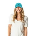 thumbnail image 2 of DALIX Turtle Hat Nature Womens Baseball Cap in Teal, 2 of 7