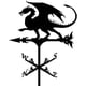 thumbnail image 5 of Veleta de granja con indicador de dirección del viento, adorno de metal con forma de animal para decoración de patios al aire libre, resistente al óxido y la corrosión, 5 of 5