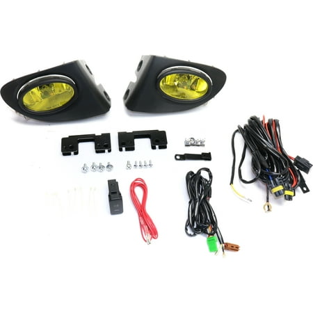 Replacement STYHD0205FL1 Fog Light Compatible with 2002-2005 Honda Civic Front, Left Driver and Right Passenger With bulb(s)