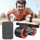 thumbnail image 5 of Silent Abdominal Muscle Trainer Automatic Rebound Anti Slip AB Wheel for Arm Waist Leg Exercise Fitness with Pad Stretch Muscle, 5 of 5