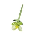 thumbnail image 2 of Mini flor de cristal, flor artificial, adorno coleccionable, figura floral para mamá Verde, 2 of 9