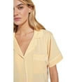 thumbnail image 2 of Eberjey Gisele - The Relaxed Short Pajama Set (Womens, Sunrise/Ivory, LG), 2 of 3