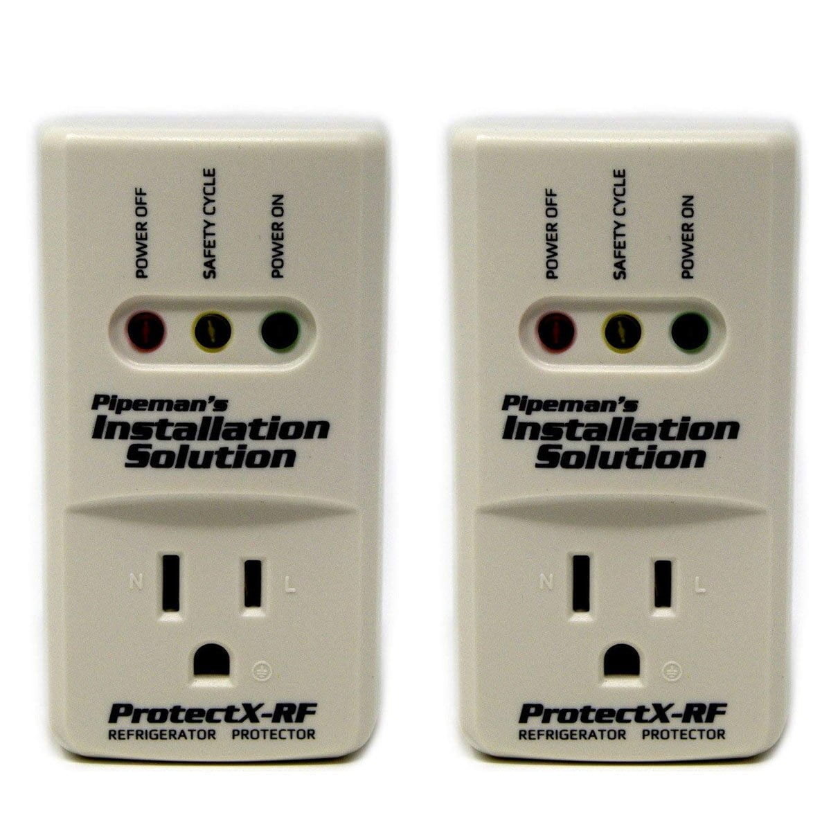 2Pack 1800 Watts Refrigerator Voltage Surge Protector Appliance (New Model)