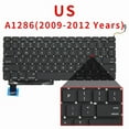 thumbnail image 4 of New A1286 For Macbook Pro 15" Replacement Keyboard US UK Russian French Spain Arabic Version 2009 2010 2011 2012 Year GR, 4 of 6