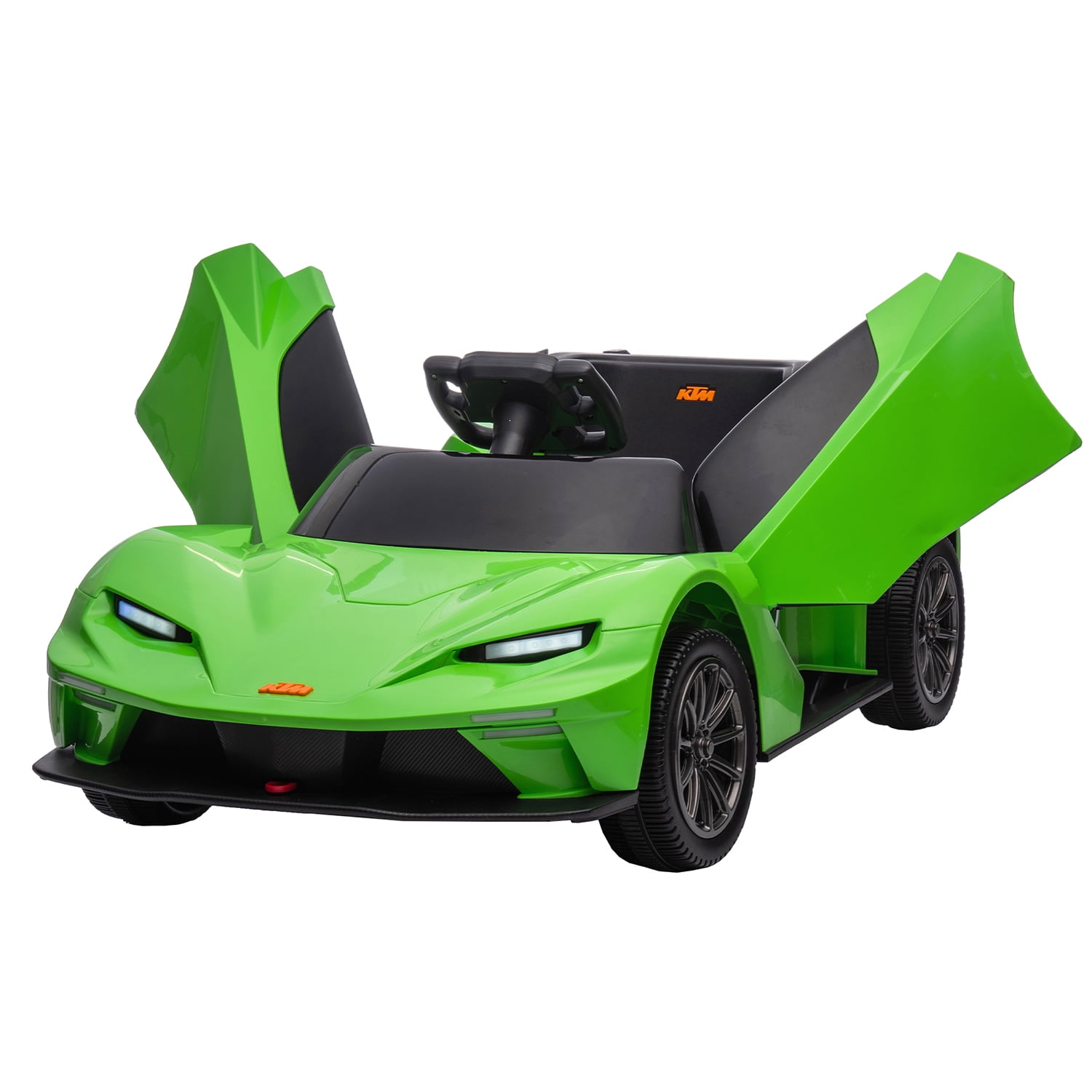 CIPACHO Licensed Ktm x Bow Gtx Electric Car for Kids, 12v Powered Ride Ons Kids Car with 2.4G Parents Remote Control, MP3, Bluetooth, Green