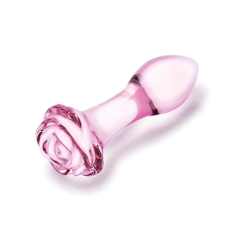 Glas 3pc Rosebud Butt Plug Set Anal Sex Toys - Walmart.com