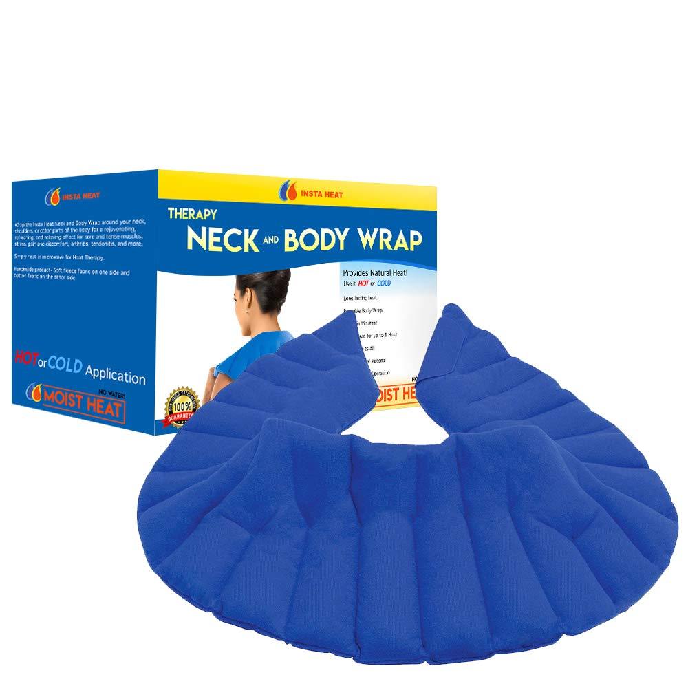 Insta Heat Therapeutic Neck and Body Wrap Hot and Cold Long Lasting