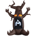thumbnail image 1 of 8ft  LED Outdoor Halloween Inflatable Decoration - White Ghost, 1 of 10